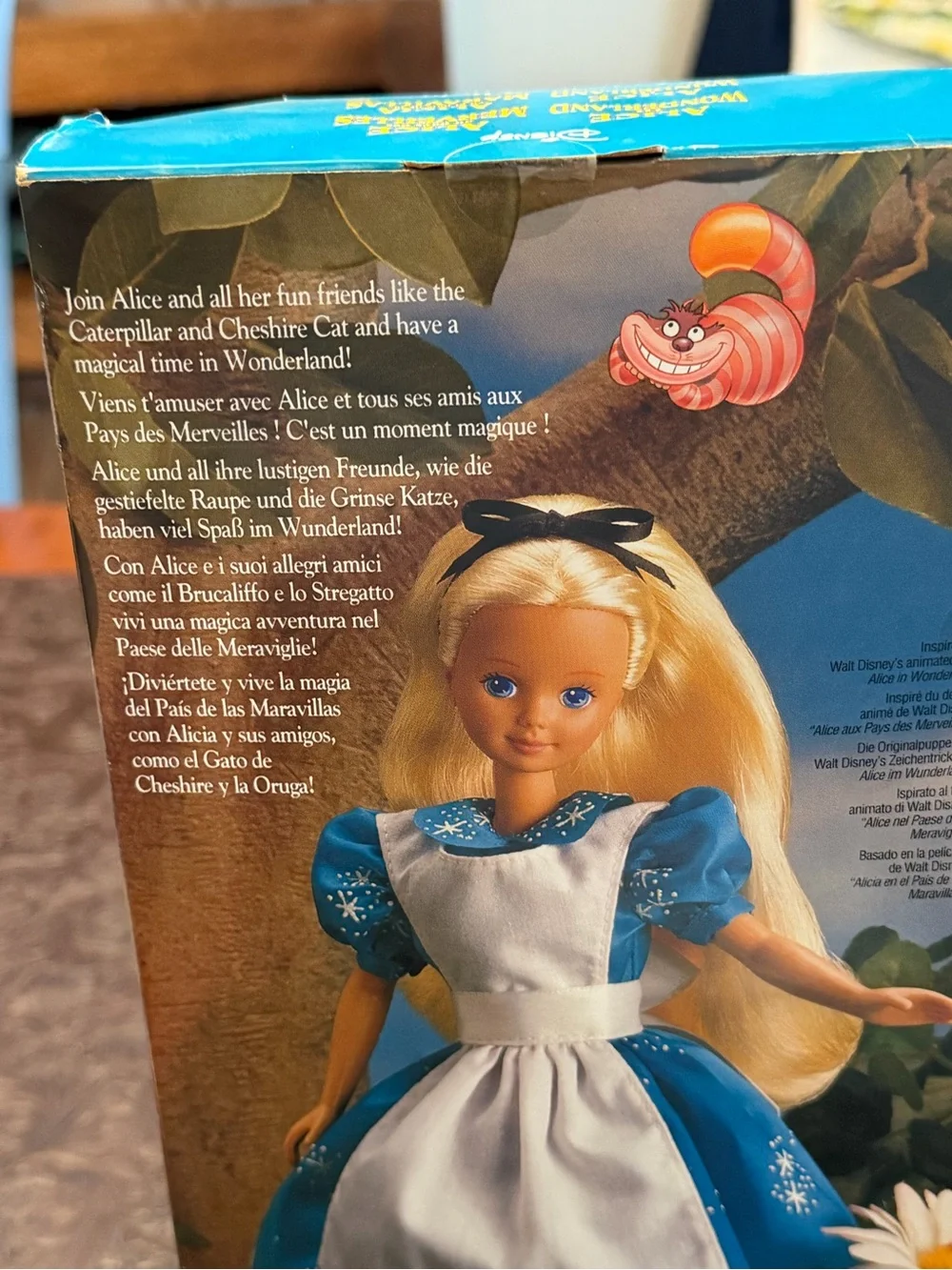 Disney Alice Doll in Blue Dress with White Apron